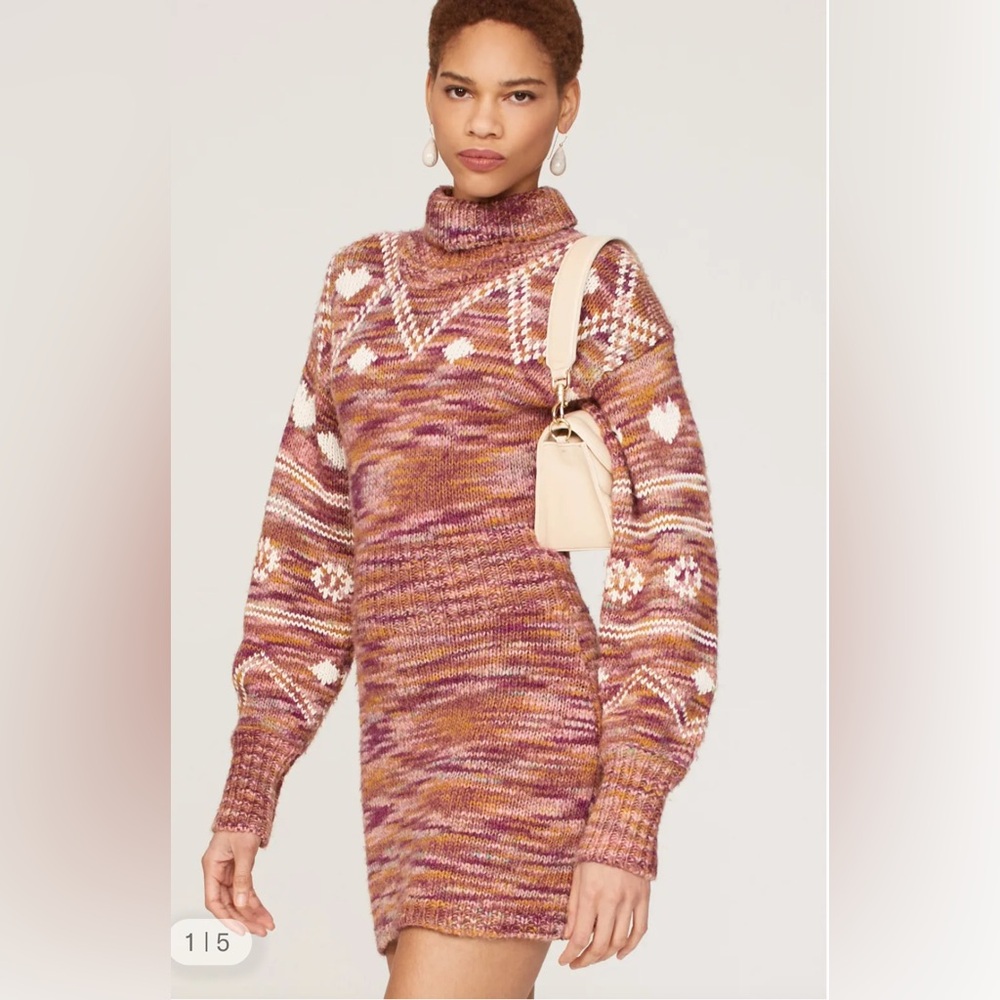 LoveShackFancy Women's Multicolor Knit Sweater